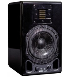 ADAM A5 Active Nearfield Monitor, Glossy Piano Black (Single) 