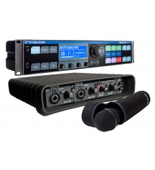 TC-Helicon VoiceLive Rack w. MP75 Microphone & Impact Twin Audio Interface 