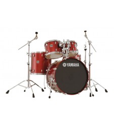 Yamaha Stage Custom Drum Kit Complete with Hardware in Cranberry Red Lacquer  
