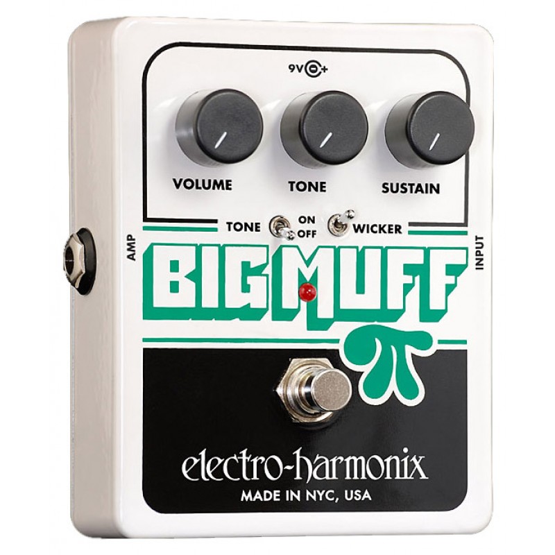 Electro Harmonix Big Muff Pi With Tone Wicker Distortion Pedal  