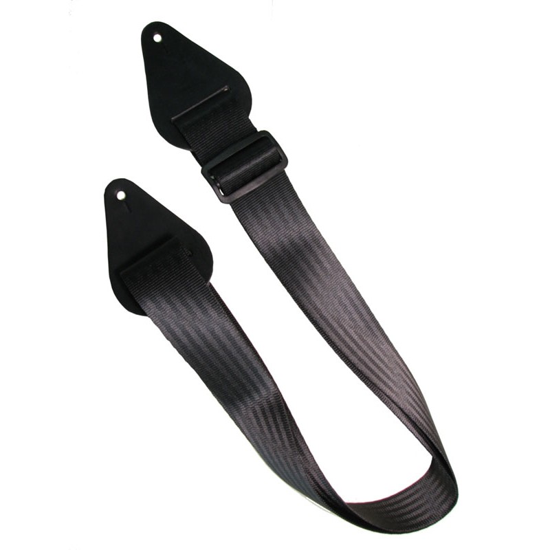 Klondyke Guitar Man Nylon Webbing Guitar Strap (Black) 