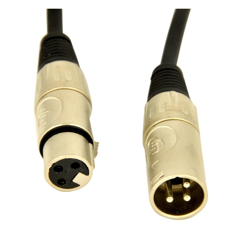 Lynx MEL2C 2 metre male XLR to female XLR cable 