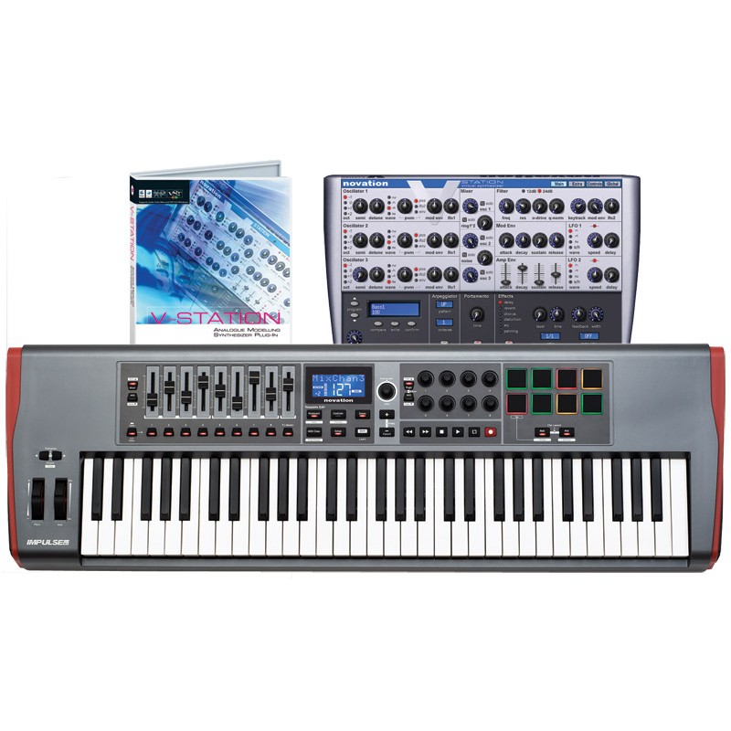 * SPECIAL OFFER * Novation Impulse 61 USB MIDI Controller keyboard w