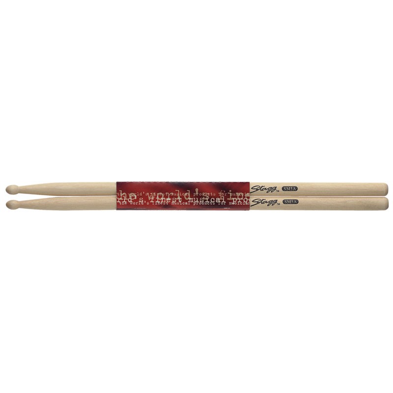 Stagg SM5A Maple Drumsticks, 5A (pair) 