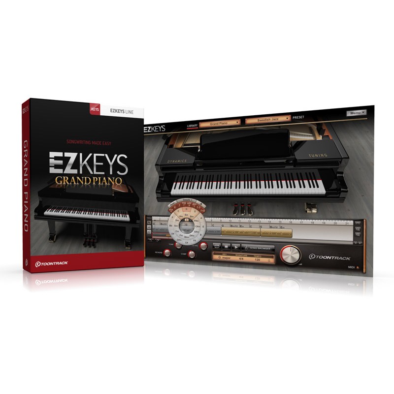 Toontrack EZkeys Virtual Piano Software  